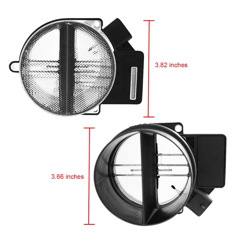 Partschoice Mass Air Flow Sensor Meter Compatible with Escalade, ESV, 5.3L, 6.0L, 4.8, Chevy Silverado Suburban Escalade Tahoe Yukon GMC Sierra MAF Sensor 99-18, Replace 25318411 25168491 AF10043 (5 Prong) - Image 4